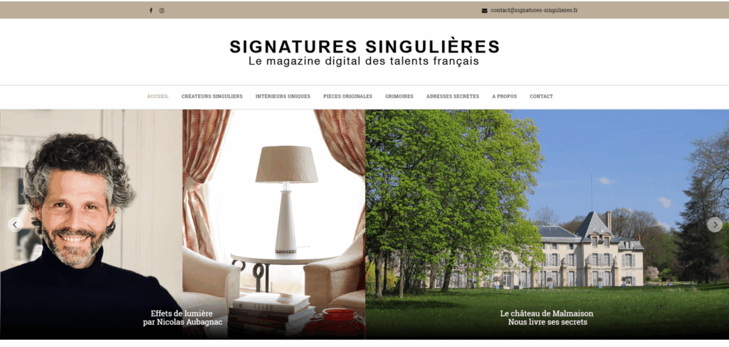 Signatures Singulières