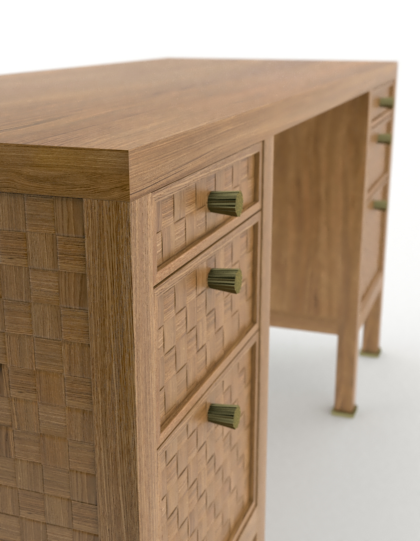 Projet de variante en chêne tressé