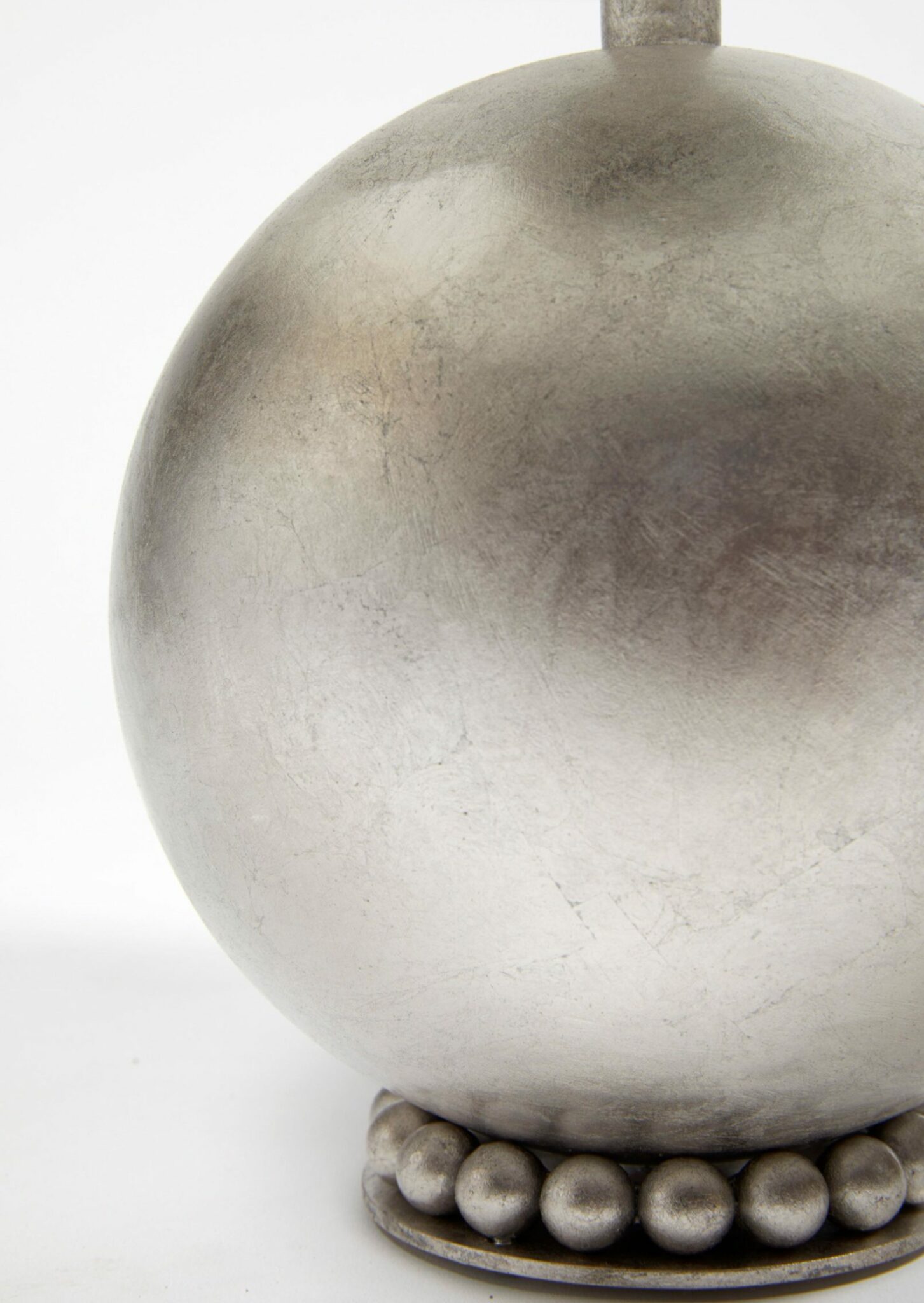 variante en feuille d'argent patiné