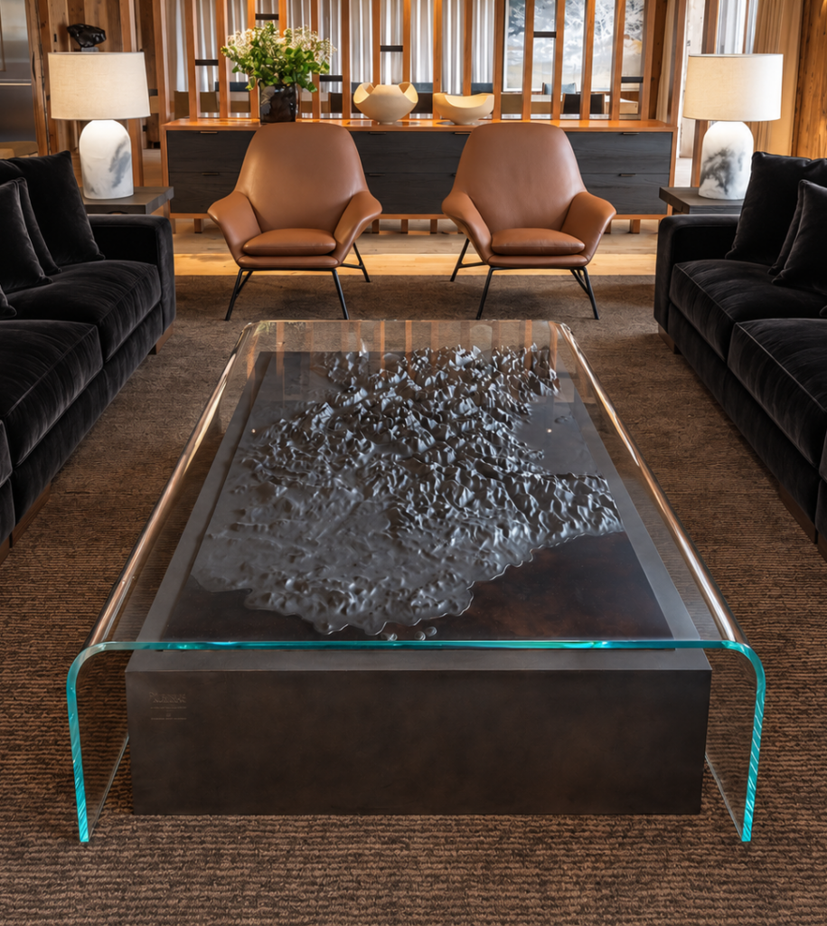 Alpes coffee table table basse Alpes